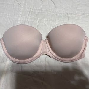 Pink by Victoria’s Secret strapless bra. Size 32A